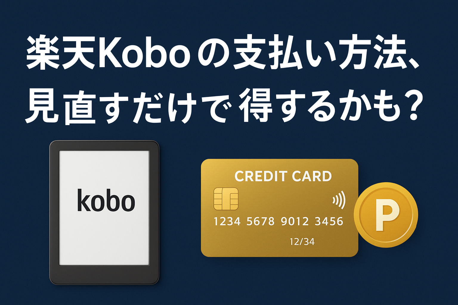 楽天Koboの支払い方法、知らずに損してる人が多い？